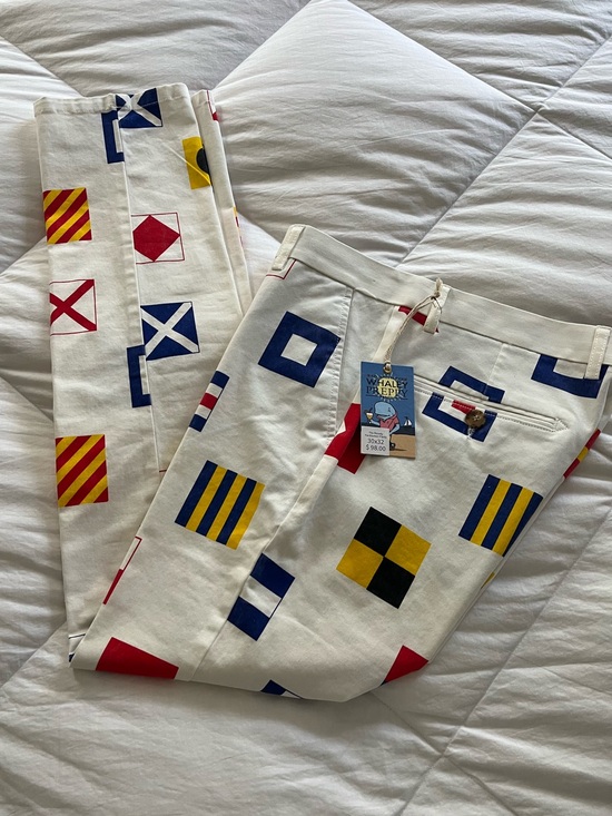 Kiel James Patrick Other - Kiel James Patrick Whaley Preppy Pants “ Rowdy Yachtsmen” pattern